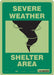 Safety Sign 14 in x 10 in Polyethylene