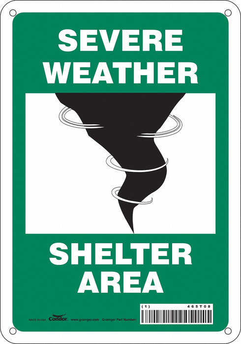 Safety Sign 10 in x 7 in Vinyl