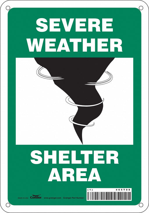 Safety Sign 10 in x 7 in Vinyl