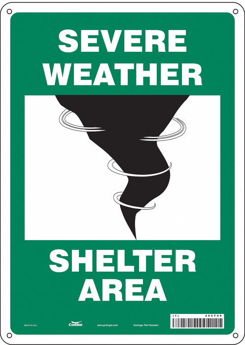 Safety Sign 14 in x 10 in Vinyl
