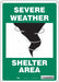 Safety Sign 14 in x 10 in Vinyl