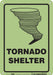 Safety Sign 10 in x 7 in Polyethylene
