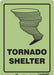 Safety Sign 14 in x 10 in Polyethylene