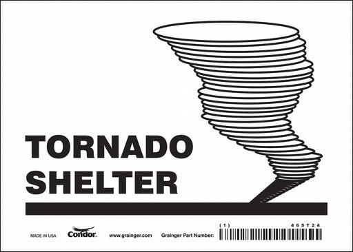 Safety Sign 5 in x 7 in Vinyl