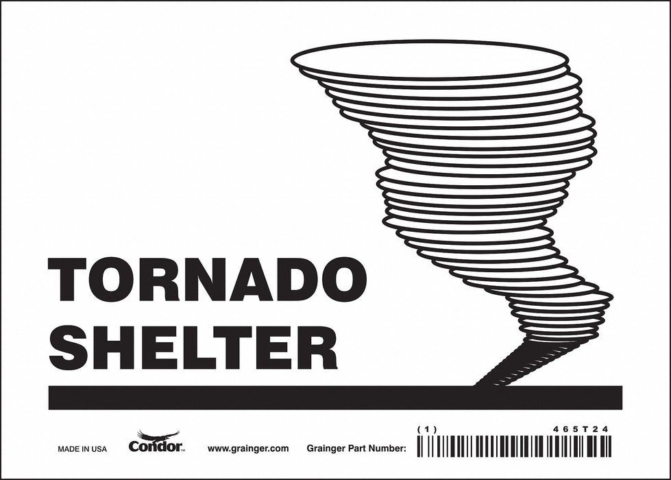 Safety Sign 5 in x 7 in Vinyl