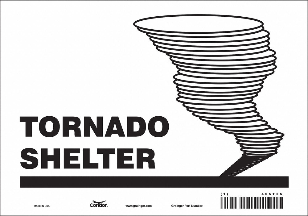 Safety Sign 7 in x 10 in Vinyl