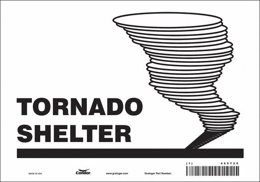 Safety Sign 7 in x 10 in Vinyl