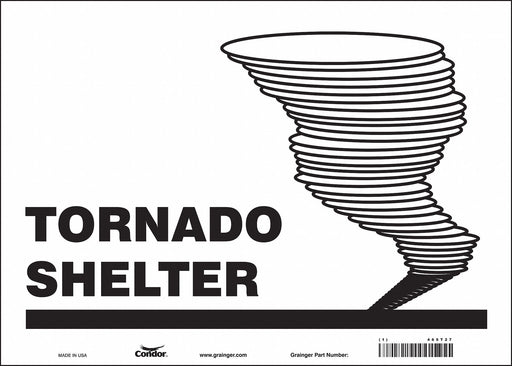 Safety Sign 10 in x 14 in Vinyl