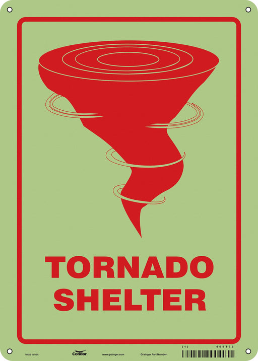Safety Sign 14 in x 10 in Polyethylene