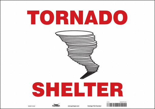 Safety Sign 14 in x 20 in Vinyl