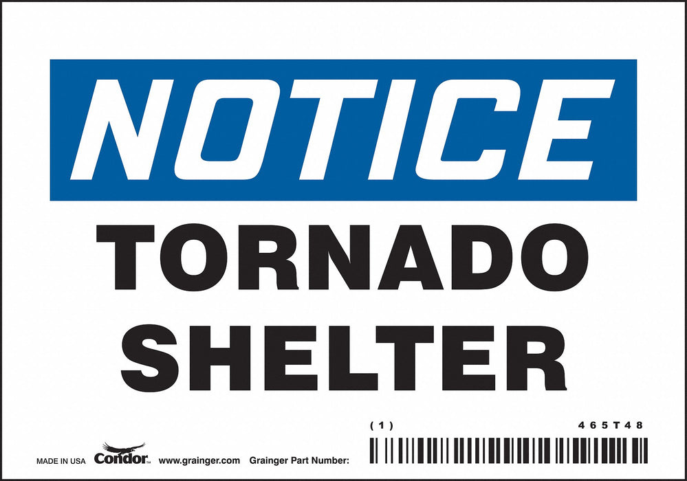 Safety Sign 3 1/2 in x 5 in Vinyl