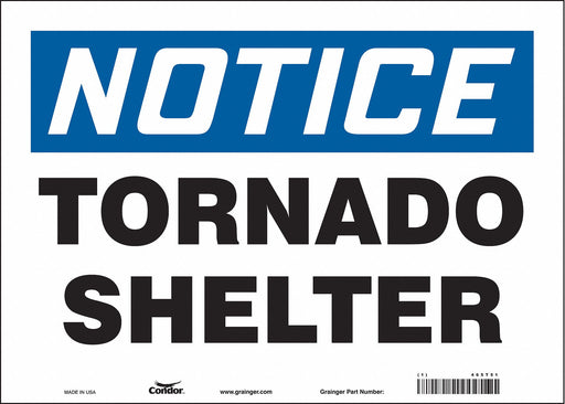 Safety Sign 10 in x 14 in Vinyl