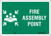 Safety Sign 10 in x 14 in Aluminum