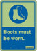 Safety Sign 14 inx10 in Polyethylene