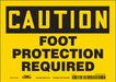 Safety Sign 5 in x 7 in Vinyl