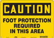 Safety Sign 10 inx14 in Polyethylene