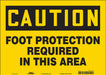Safety Sign 10 inx14 in Vinyl