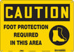 Safety Sign 10 inx14 in Aluminum