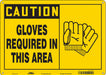 Safety Sign 10 in x 14 in Aluminum