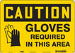 Safety Sign 10 inx14 in Polyethylene