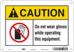 K0420 Safety Sign 7 in x 10 in Aluminum