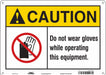 K0420 Safety Sign 10 in x 14 in Polyethylene