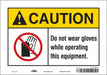 K0420 Safety Sign 7 inx10 in Vinyl