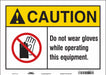 K0420 Safety Sign 10 in x 14 in Vinyl