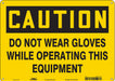 Safety Sign 10 in x 14 in Aluminum
