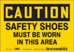 K0424 Safety Sign 5 in x 7 in Vinyl