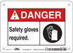Safety Sign 5 in x 7 in Polyethylene