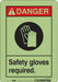 K0621 Safety Sign 10 in x 7 in Polyethylene