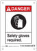 K0621 Safety Sign 7 in x 5 in Polyethylene
