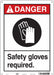K0621 Safety Sign 14 in x 10 in Polyethylene