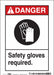 K0621 Safety Sign 7 in x 5 in Vinyl