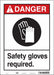 K0621 Safety Sign 14 in x 10 in Vinyl