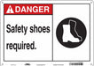Safety Sign 10 inx14 in Aluminum