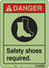 Safety Sign 14 in x 10 in Polyethylene