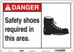 Safety Sign 10 inx14 in Aluminum