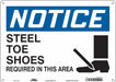 Safety Sign 10 inx14 in Polyethylene