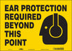 Safety Sign 10 in x 14 in Vinyl
