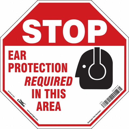 Safety Sign 18 inx18 in Polyethylene