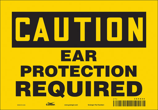 Safety Sign 7 inx10 in Vinyl