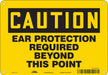 Safety Sign 7 inx10 in Polyethylene