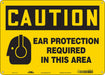 Safety Sign 10 inx14 in Polyethylene
