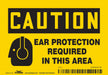 Safety Sign 3.5in x 5in Vinyl