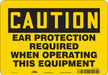 Safety Sign 7 in x 10 in Aluminum