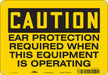 Safety Sign 7 in x 10 in Polyethylene