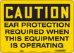 Safety Sign 10 in x 14 in Polyethylene