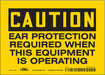 Safety Sign 5 in x 7 in Vinyl